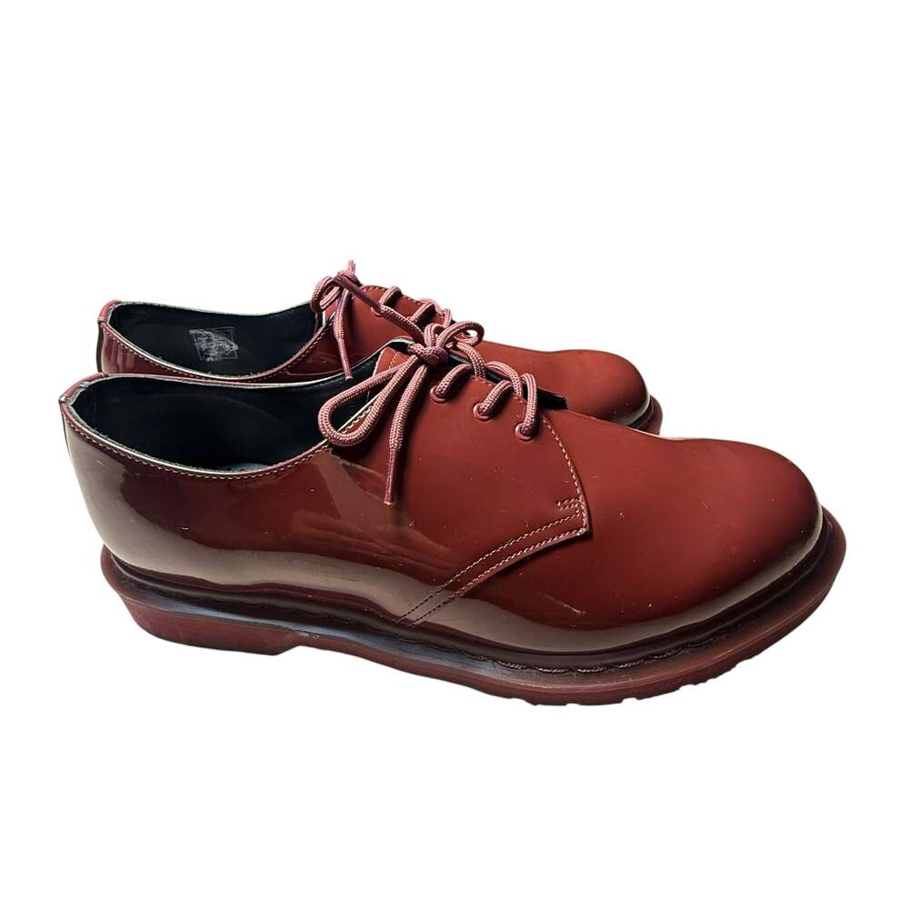 Dr. Martens 1461 Mono Patent Leather Oxford Shoes in Oxblood Red Size 13 FRESH